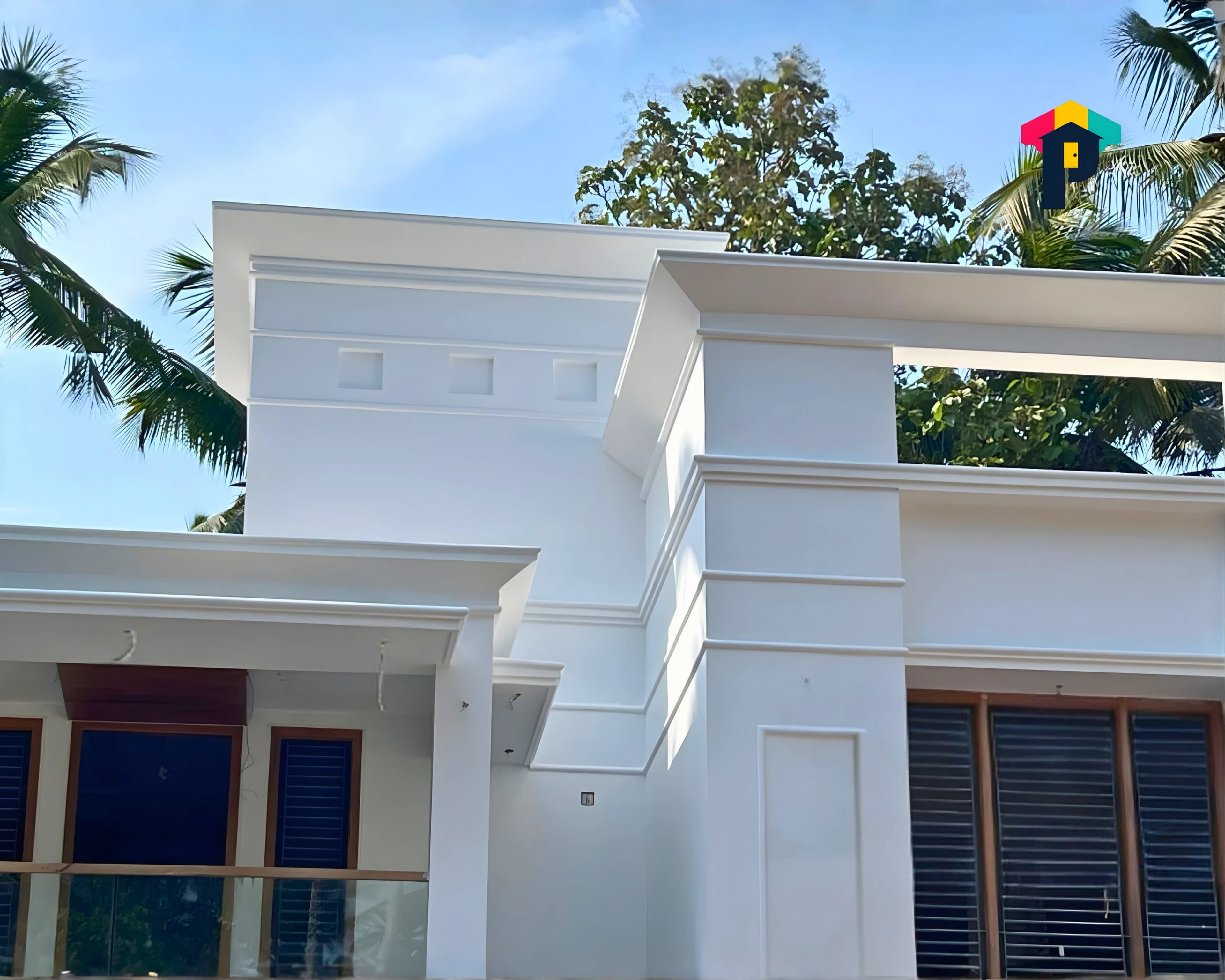Kochi premium waterfront villa structural waterproofing and painting